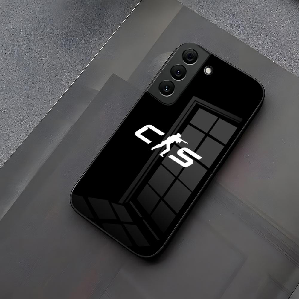 

Counter Strike Cs Go Phone Case Glass For Samsung Galaxy S23 S24 S21 S25 S22 S20 Ultra Fe Plus A55 A15 A14 Coque Samsung S22