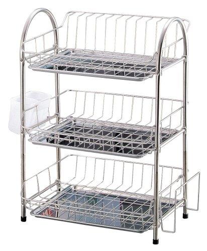 

Pearl Metal H-6144 Emble-3-Tier Drainer Basket