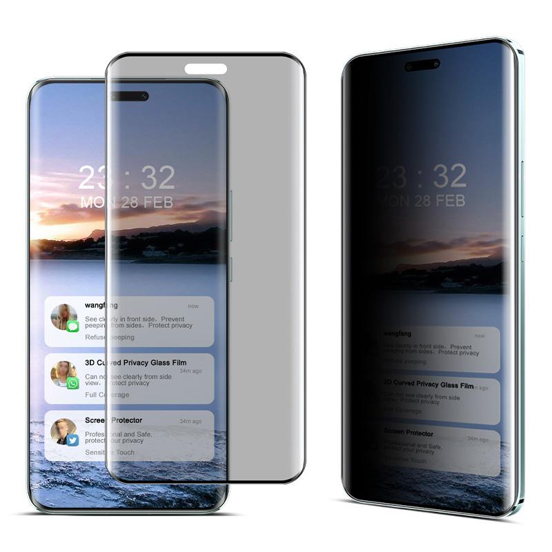 IMAK For Honor Magic6 Pro 5G/Magic6 Ultimate 5G Anti-Spy Full Screen Protector 3D Curved Film