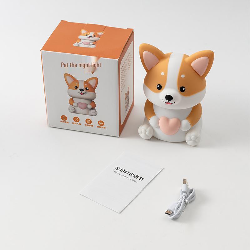 

Cute Corgi Cartoon Night Light - Bedroom Bedside Atmosphere Lamp 1.5W