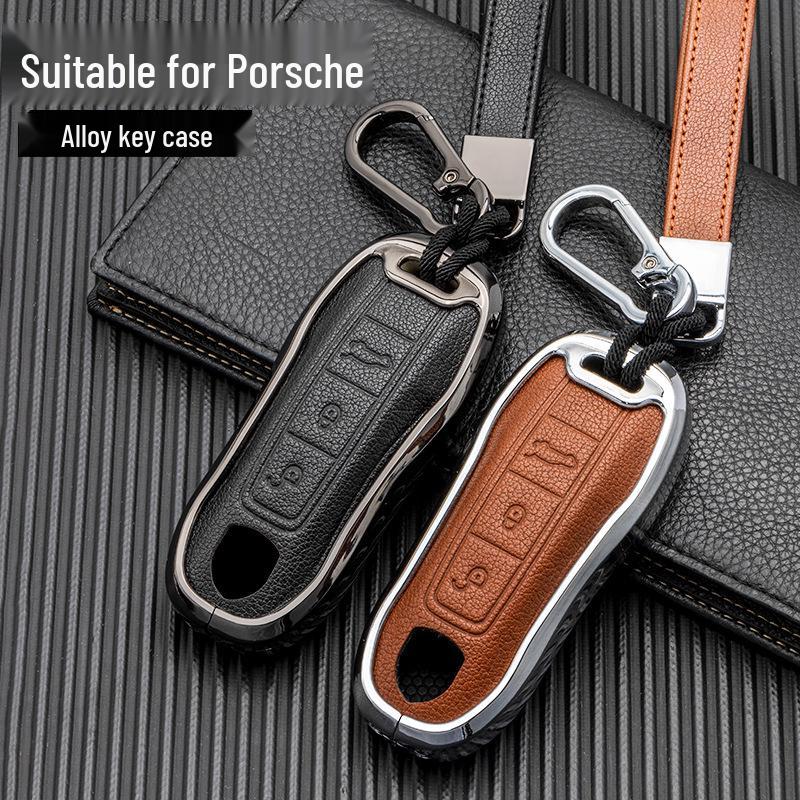 Porsche 911, Cayenne, Panamera, Macan, Taycan Metal Key Case - New Energy Series