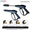 Fan-Shaped High-Pressure Car Wash Spray Gun with Aluminum Core and Washer Brush Accessories (280/380/55/58 Type)