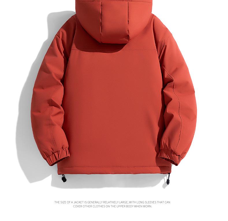 Winter Cotton Jackets: Windproof, Waterproof, Thickened, Warm for Men, Women, Couples - Ideal for Outdoor Mountaineering.