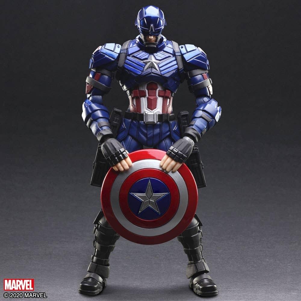 Captain America Marvel Universe Variant Bring Arts Designed By Tetsuya Nomura Captain America