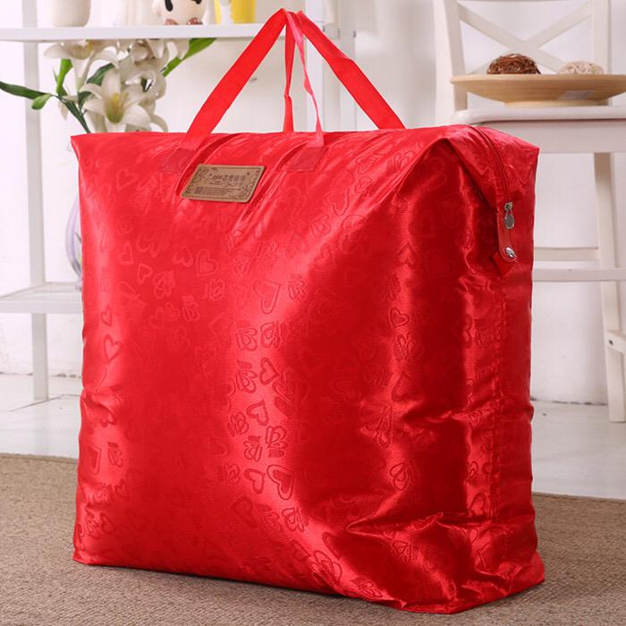 Oxford Cloth Dustproof Moistureproof Storage Bag for Clothes and Quilts, Travel Handbag