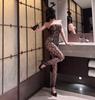 Spring And Autumn Retro American Asymmetrical Pure Desire Wind Hole Mesh Socks Explosive Subculture Personality Millennium Spice Girls Stockings