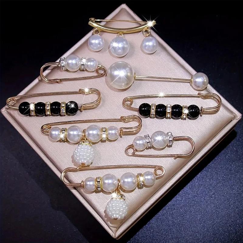 6/8Pcs Metal DIY Accessories Corset Brooch Clothing Leak Proof Fashion Women