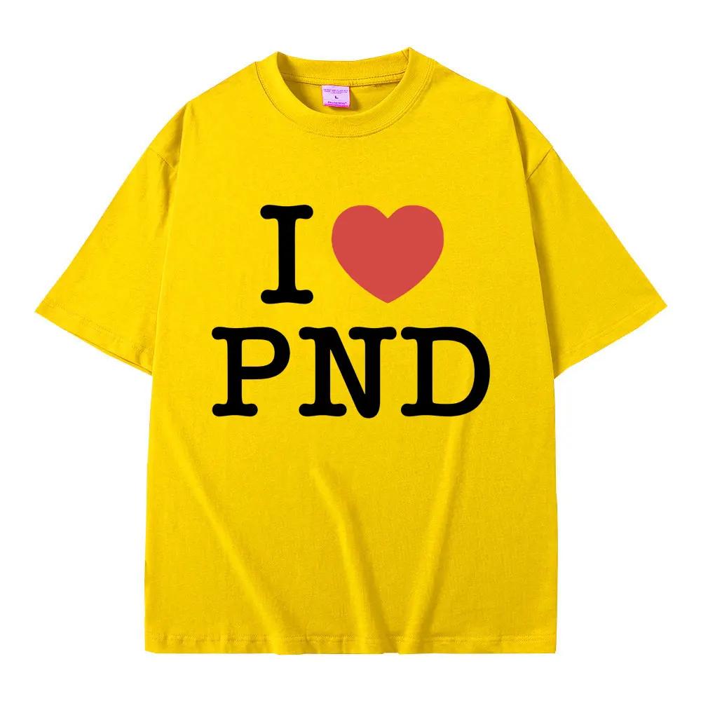 I Love Partynextdoor T Shirt Hip Hop Vintage Short Sleeve T-shirts Women Casual Pure Tshirt Fans Gift