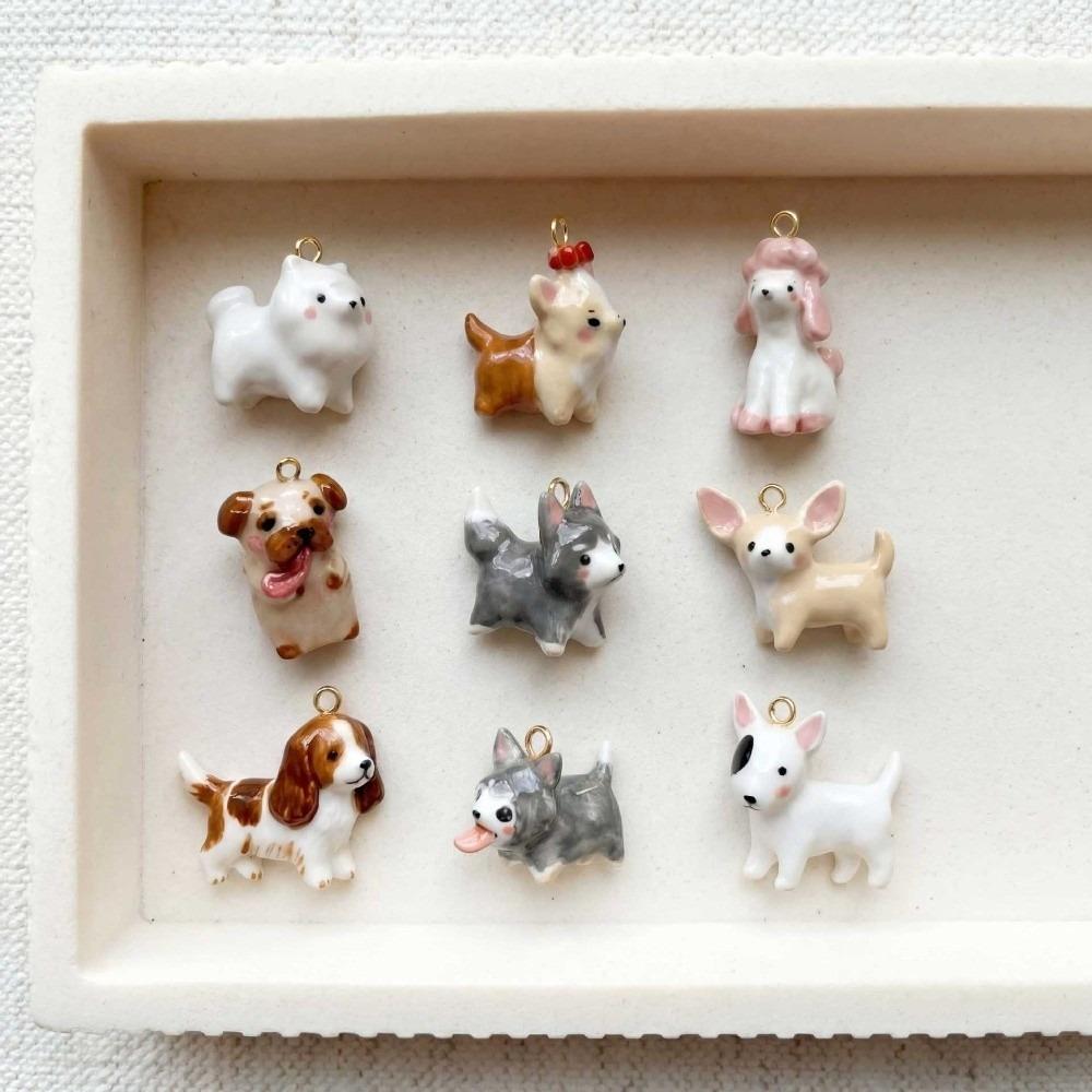 Cute Dog Pendant Fashion Beagle Pendant Samoyed Puppy Necklace Pendant Necklace Accessories