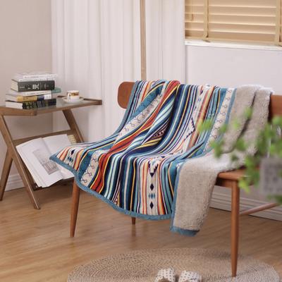 Four Season Soft and Comfortable Coral Velvet Blanket Quilt Thickened Air Conditioning Blanket Flannel Blanket Office Nap Blanket Single