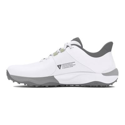 Drive Pro Spikeless Golf Wide White Metallic Gun Metal Men Sneakers 3026921-100