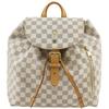 Speron Backpack Daypack N41578 White Damier Azur Canvas Women Used