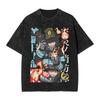 Fire Force Shinra Kusakabe Unisexga Graphic Print TShirt Vintage Washed Crewneck Cotton Unisex Women Tee New Streetwear Oversized Tee
