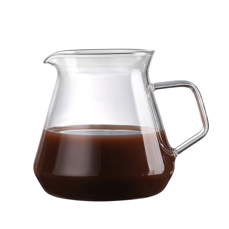 Kaffeekanne Handaufguss Kupferrahmen, Set Glas Kaffeekanne Handaufguss, Verstellbarer Handaufguss Kupferrahmen, Leicht zu demontieren