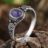 Europäisch-Amerikanisch Persönlichkeit Vintage Hohl Edelstein Titanstahlring Unisex Mode Retro Charme Fingerring Täglicher Party Schmuck Geschenk