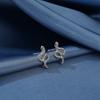 Earrings, Personalized Stainless Steel Earrings, Exaggerated Fashion Zodiac Snake Stud Earrings