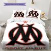 OM logo Bedding Quilt Set Quilt Cover Pillowcase Home Decoration Birthday Gift (1 * duvet cover + 2 * pillowcase, without core)