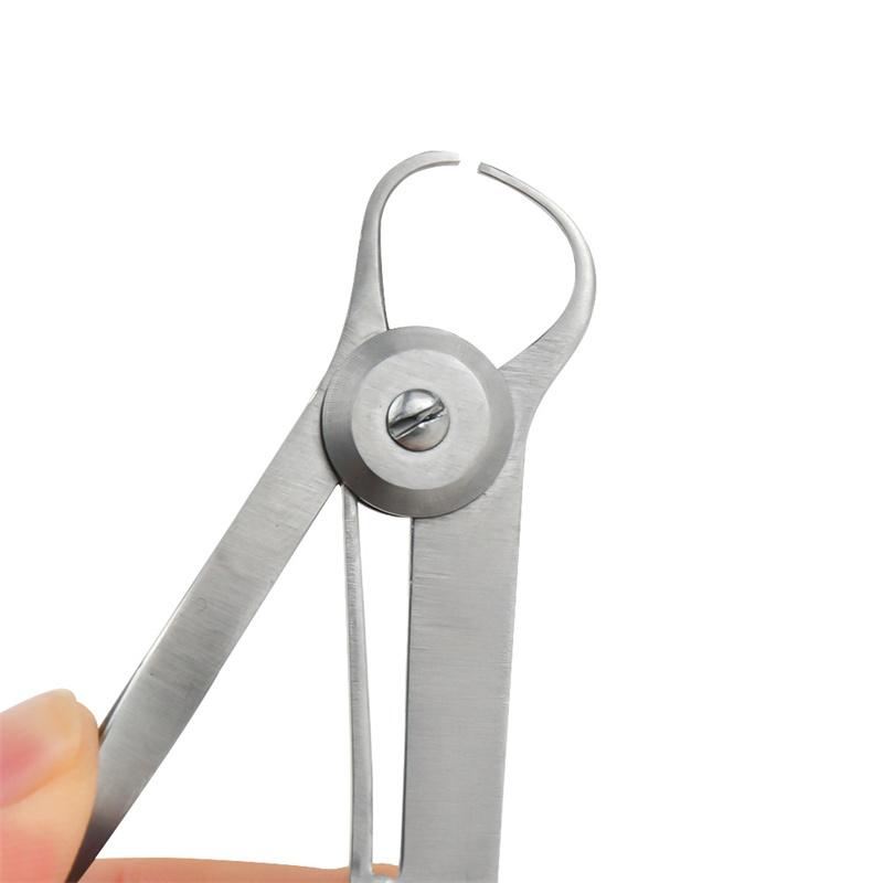 Dental Measurement Ruler Tool Wax Thickness Gauge Caliper  Stainless Steel