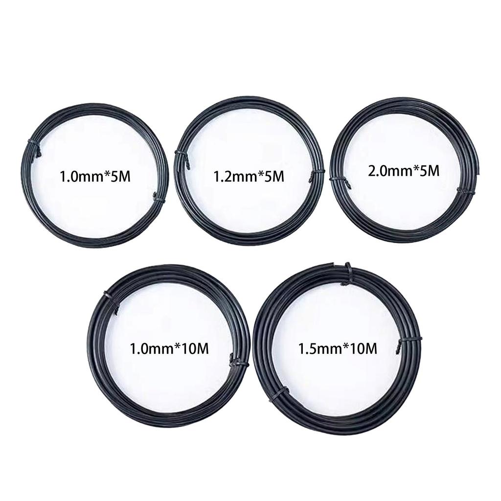 1/1.5/2mm Bonsai Modelling Tool Plant Support Hoops Bonsai Wire Plants Stem Trainer for Balcony Patio Outdoor Yard Accessories