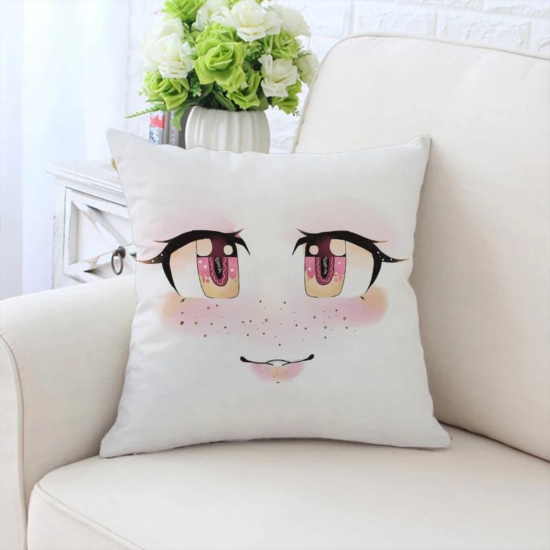 Creative Expression Pattern Pillowcase Car Ornaments Office Living Room Sofa Home Pillowcase