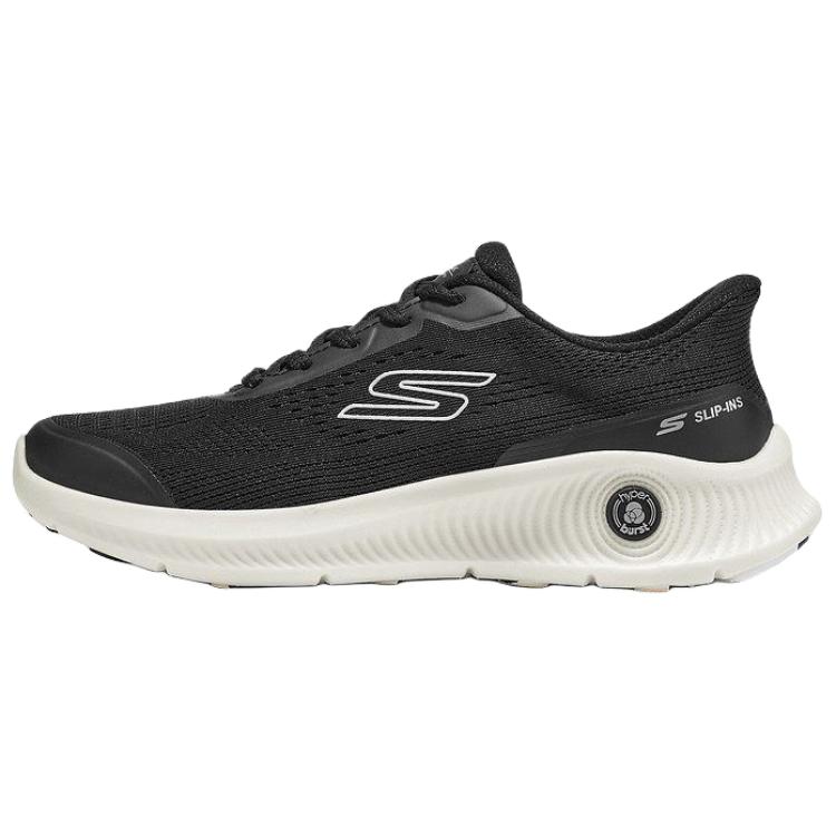Skechers Go Run Anywhere Comfortable Versatile Durable Walking Shoes Women sneakers Black White 125089-BKW 35