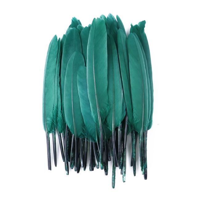 Natural Goose Feather 10-15cm Colorful Feather for Crafts DIY Jewelry Headress Carnival Dream Catcher Plumes Decor