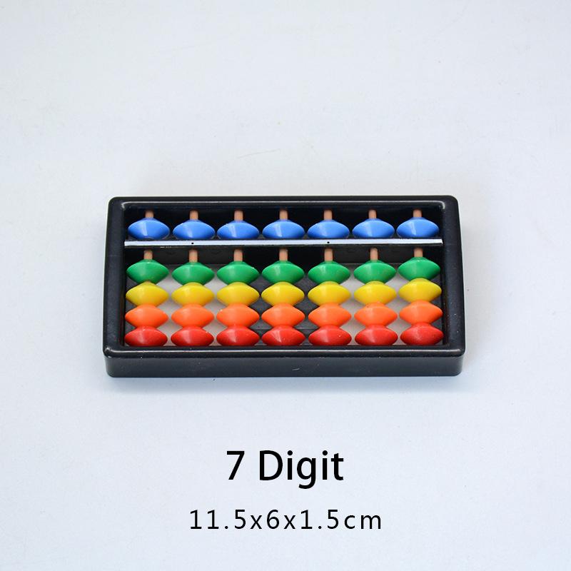 7/9/1113/15/17-столбцовый пластиковый абакус соробан инструмент для вычислений математическая игрушка Монтессори для детей арифметика ментальная арифметика учиться