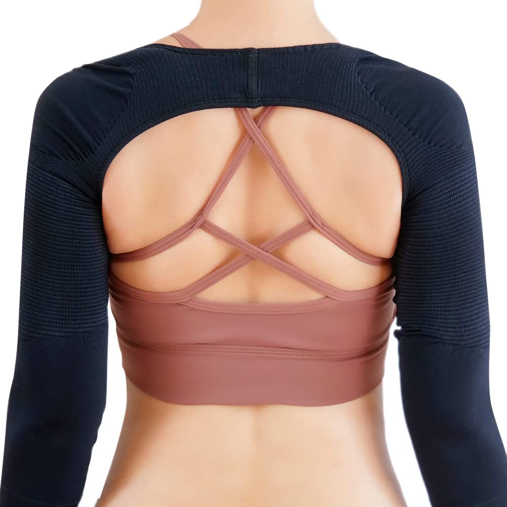 

Верхняя часть руки Himehaori компрессионный верхний плечевой сустав из титана [размер L] компрессионный, формирователь, поддерживающий, внутренняя часть, чехол, германий, чёрный