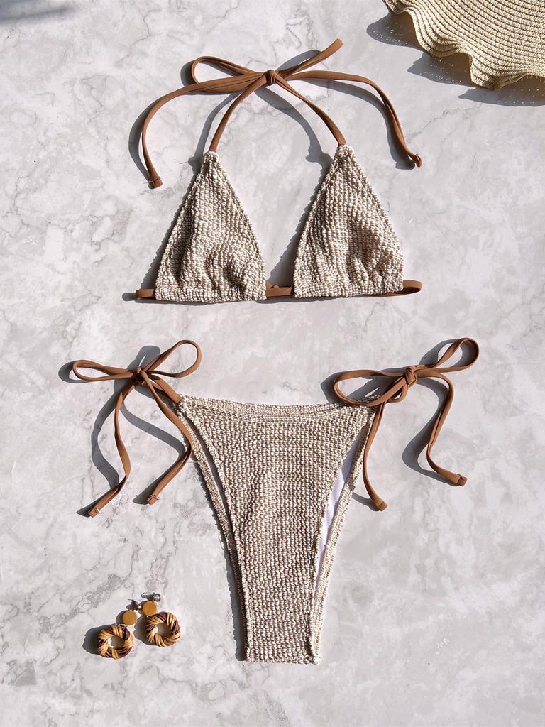 Micro Bikinis Sexy Women Swimsuits Female Swimwear Thong Solid Bikini Set Bathing Suit Swimming Suits Beachwear Biquini