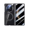 Applicable To Huawei Matex6 Mobile Phone Case Film Integrated Rotating Bracket Magnetic Attraction Electroplating Transparent Anti-drop Central Shaft 