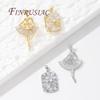 Charm Jewelry Making 18K Real Gold Plated Jewellery Charms Accessories,Pendant For Needlework,Fashion Star/Moon Pendant