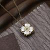 Variety of Four-leaf Clover Love for Women Clavicle Style Temperament Two-wear Trendy Pendant Necklace