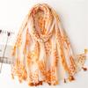 Lovely Animal Cat Pattern Tassel Viscose Shawl Scarf Lady High Quality Wrap Thin Pashmina Stole Bufandas Muslim Hijab 180*90Cm