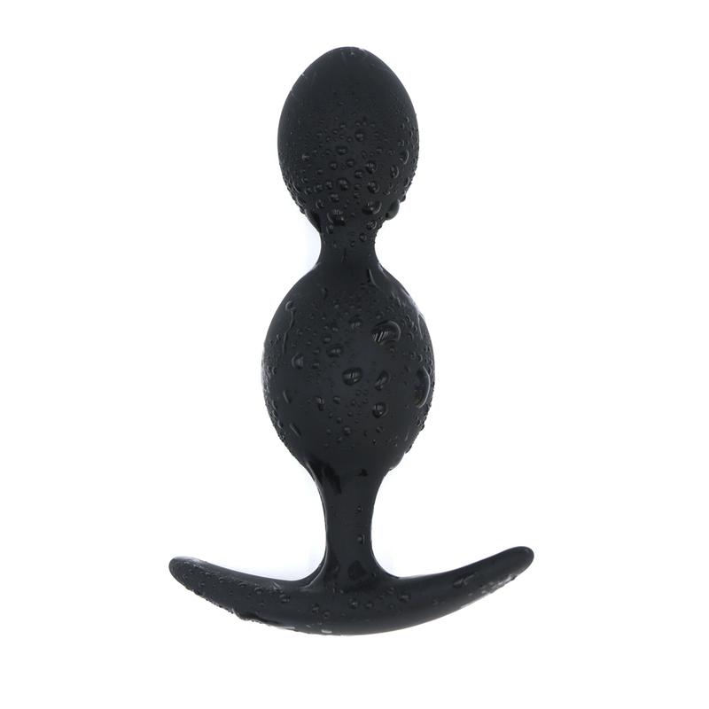 Silicone Anal Butt Plugs, Anal Trainer Dual-Ball Anal Plug Anal Training Sets for Beginners Advanced Users ,outdoor wearable