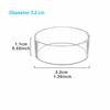Baseball Display Stand Rack Transparent Scratch-Resistant Golf Ball Storage Holder Organizer for Collector Gift Home Decor