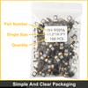 100 PC Car Fuel Injector Micro Basket Filter Repair Kit Polyester Fuel Injector Micro Filter For Honda Civic 2008 2009 2010 2011