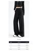 Autumn/Winter American Casual High Waist Slimming Sweatpants - Narrow/Wide Leg, Straight Cut, Loose Fit, Comfortable Outerwear.