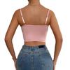 Butterfly Embroidered Backless Camisole Vest for Women