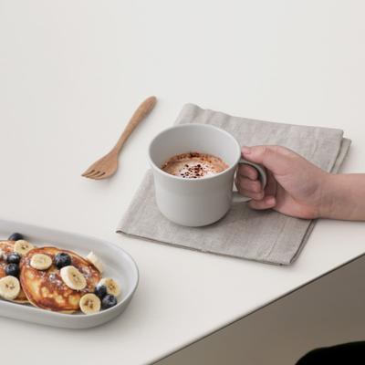 Tackaon Milky Porcelain Children's Mug Mug 200ml [4colors] Kids Infant Children Elementary School Student Cup