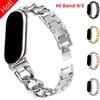 Stainless Steel Bracelet for Xiaomi Mi Band 9/8 Strap Replacement Correa for Miband 9 Bands for Xiaomi 8 Watchbands Accesorios