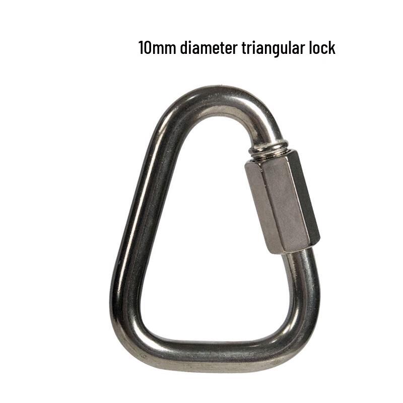 OLOMM Stainless Steel 10mm Triangular Maillon Rapide Quick Link 10mm