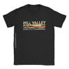 Hill Valley 1985 Tee Shirt Men Tops T Shirts Doc Brown Marty Delorean Time Travel Movie BTTF Tees Plus Size