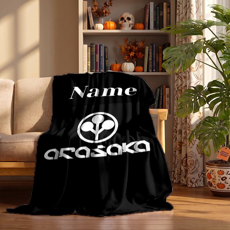 Cyberpunk Custom Flannel Blankets Soft Warm Cozy Throws for Home Decor Holiday Gifts