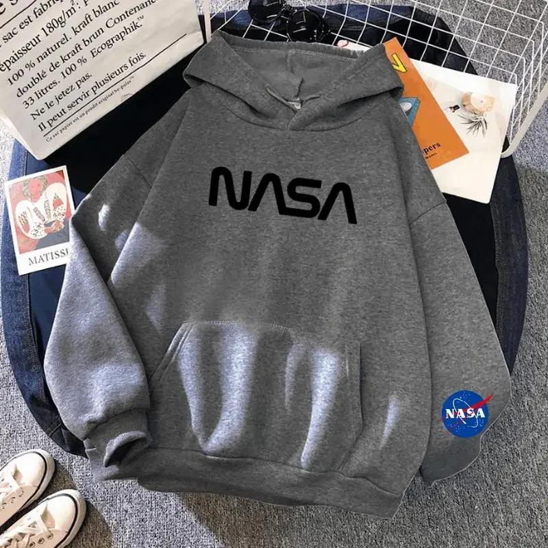 2025 Hot Sale New Fashion Trend Hoodie NASA Monogram Printed Astronaut Hoodie Casual Sweatshirt High Quality Hot Sale