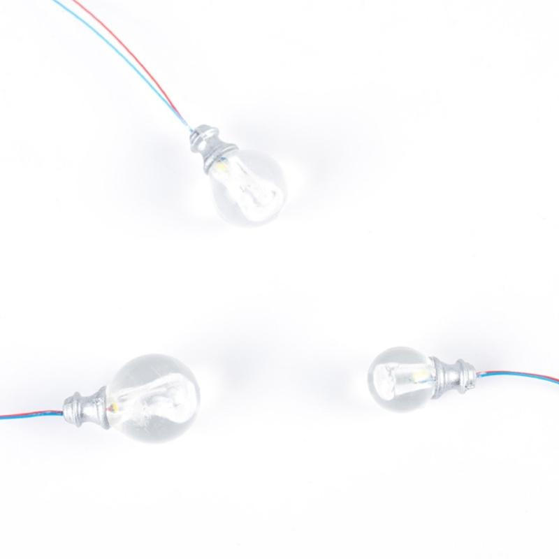 10 Stück LED Deckenleuchte Lampe Spur HO für Sandtisch Übung Deckenlampe für Puppenhaus Schlafzimmer, Küche und Badezimmer
