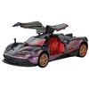 1/32 Pagani Fengshen BC Alloy Sports Car Model, with Sound and Light Children's Toy Car, Gaming Vehicle Gift for Boys Halloween