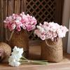 Realistic Artificial Roses Flowers Bouquet Mini Fake Flowers Small Tea Rose  Wedding Party Decor