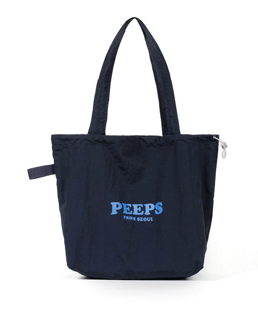 Peeps Cloud Shoulder Bag (Navy) String Shoulder Bag With Keyring