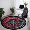 1pc Dragon Compass Office Round Area Rug, Under Office Chairs Bedroom Living Room Home Decor, Room Deco, Available in Various Sizes