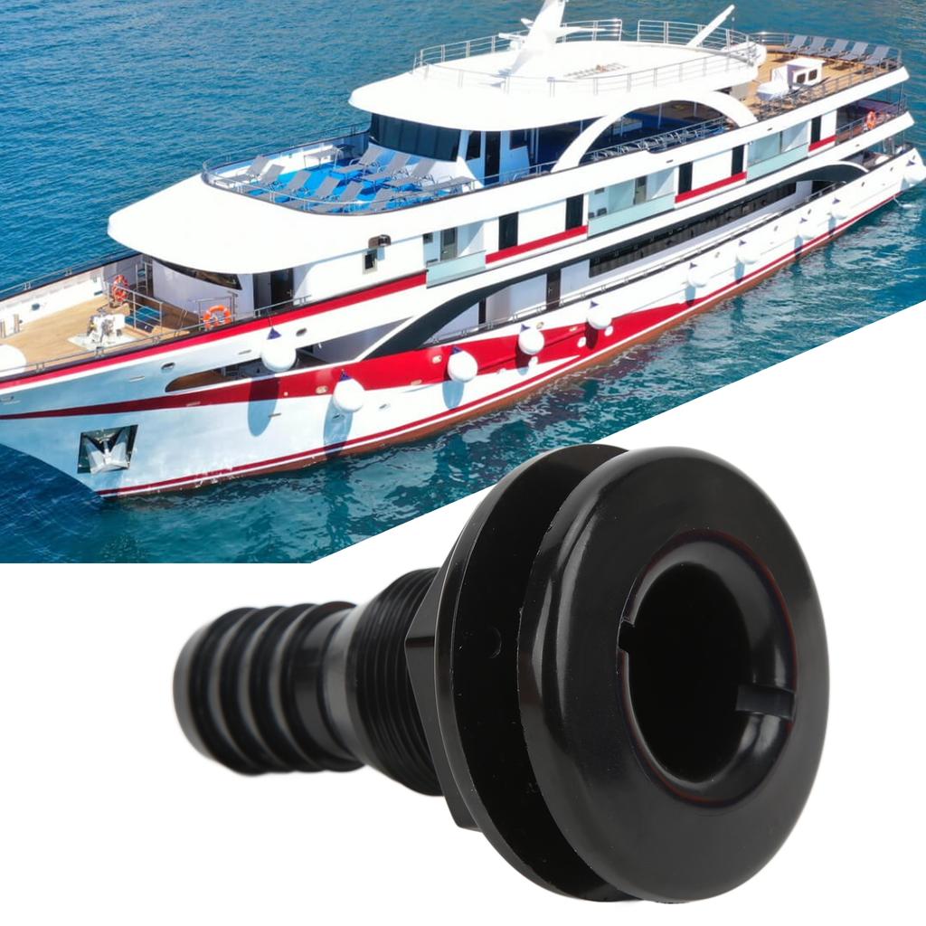 1 Zoll Borddurchlass ABS Gerade   Beständige Schlauchverbindung Zubehör für Boote Marines